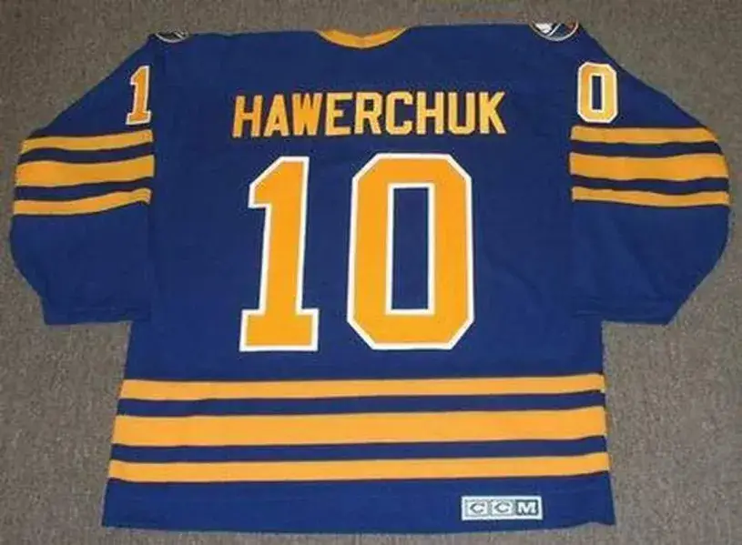 DALE HAWERCHUK Buffalo Sabres 1992 CCM Vintage Throwback NHL Hockey Jersey 