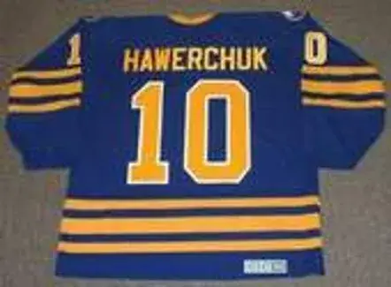 DALE HAWERCHUK Buffalo Sabres 1992 CCM Vintage Throwback NHL Hockey Jersey 