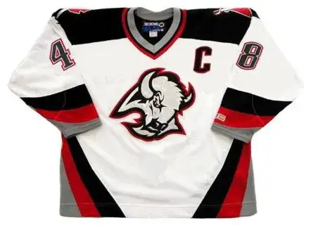 DANIEL BRIERE Buffalo Sabres 2003 Away CCM Vintage NHL Throwback Jersey