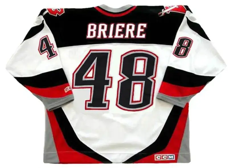 DANIEL BRIERE Buffalo Sabres 2003 Away CCM Vintage NHL Throwback Jersey 