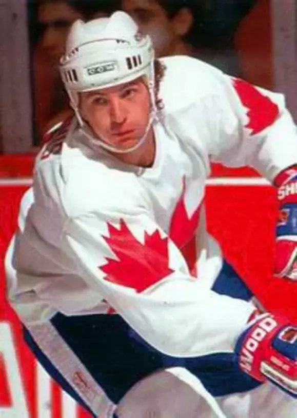 AL MacINNIS 1991 Team Canada Nike Throwback Hockey Jersey 