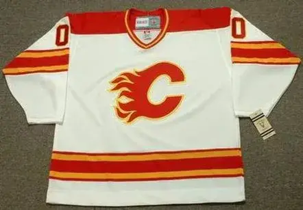 CALGARY FLAMES 1980’s CCM Vintage Throwback Home Jersey Customized “Any Name & Number(s)”