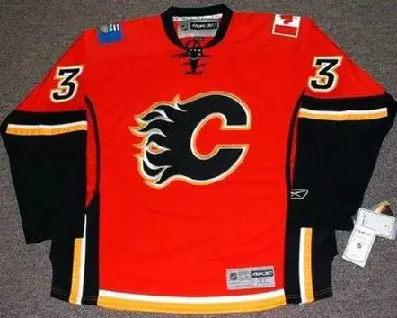 DION PHANEUF Calgary Flames 2008 REEBOK Throwback NHL Hockey Jersey