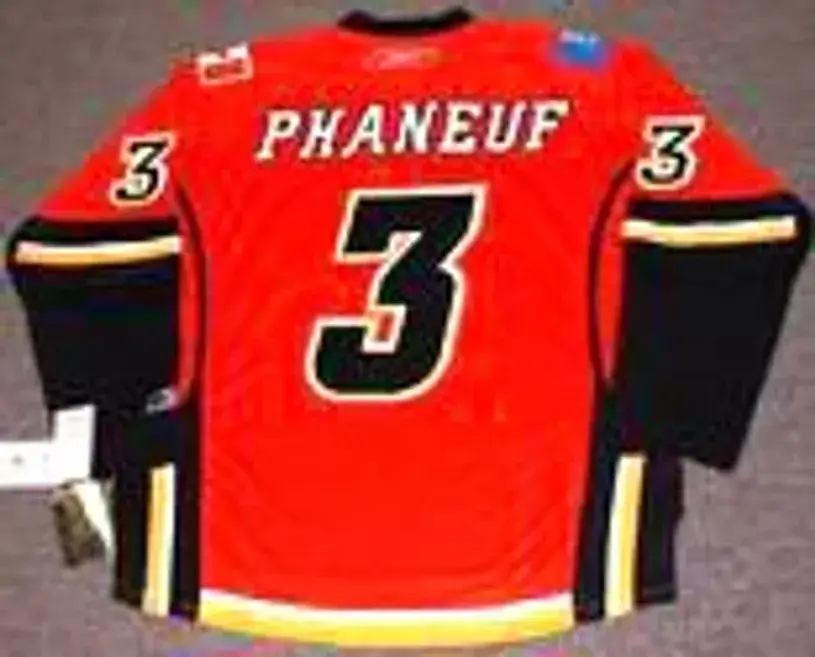 DION PHANEUF Calgary Flames 2008 REEBOK Throwback NHL Hockey Jersey 