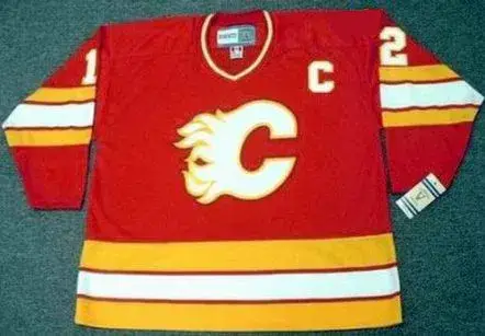 JAROME IGINLA Calgary Flames 1980’s CCM Vintage Throwback Away NHL Hockey Jersey