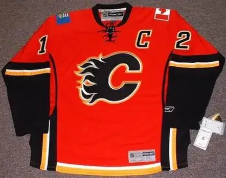 JAROME IGINLA Calgary Flames 2008 REEBOK Throwback NHL Hockey Jersey