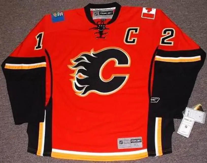 JAROME IGINLA Calgary Flames 2008 REEBOK Throwback NHL Hockey Jersey