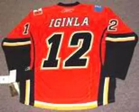 JAROME IGINLA Calgary Flames 2008 REEBOK Throwback NHL Hockey Jersey 