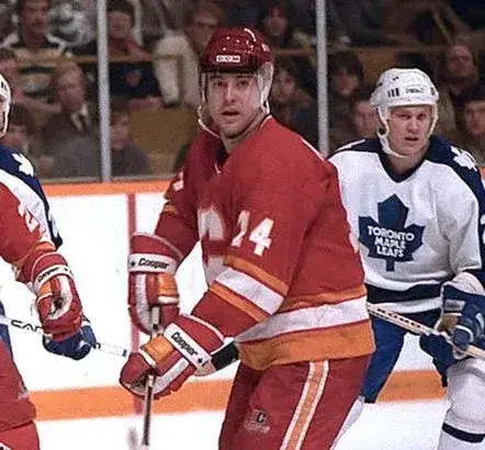 KENT NILSSON Calgary Flames 1982 CCM Vintage Throwback NHL Hockey Jersey 