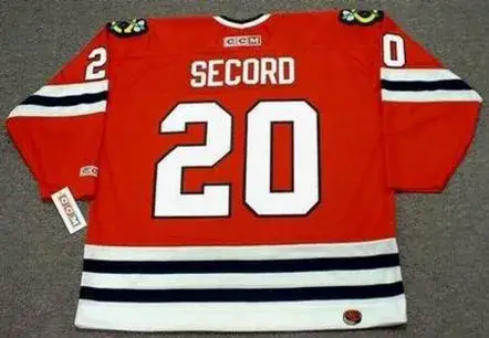 AL SECORD Chicago Blackhawks 1983 CCM Throwback Away NHL Hockey Jersey 