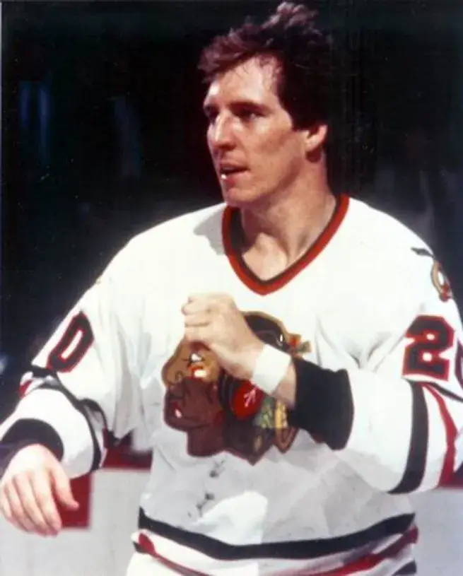AL SECORD Chicago Blackhawks 1983 CCM Throwback Home NHL Hockey Jersey 