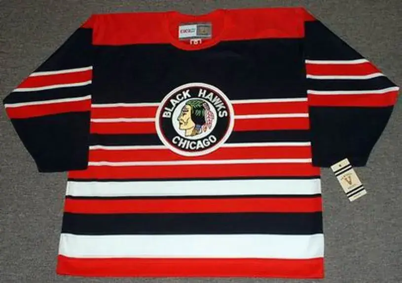 BILL MOSIENKO Chicago Blackhawks 1940’s CCM Vintage Throwback NHL Hockey Jersey