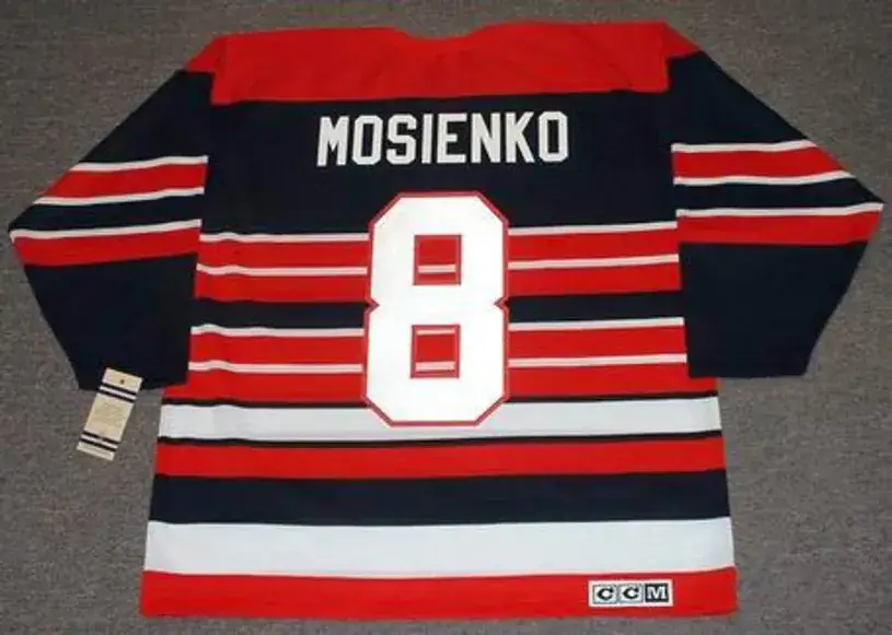 BILL MOSIENKO Chicago Blackhawks 1940’s CCM Vintage Throwback NHL Hockey Jersey 