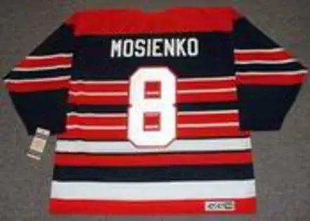 BILL MOSIENKO Chicago Blackhawks 1940’s CCM Vintage Throwback NHL Hockey Jersey 