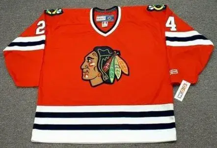 BOB PROBERT Chicago Blackhawks 1996 CCM Throwback Away NHL Hockey Jersey