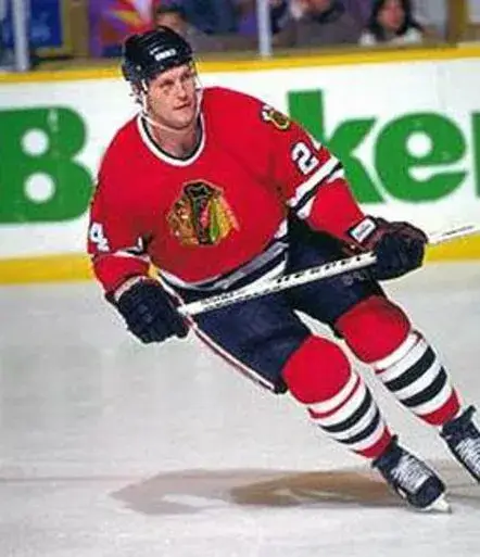 BOB PROBERT Chicago Blackhawks 1996 CCM Throwback Away NHL Hockey Jersey 