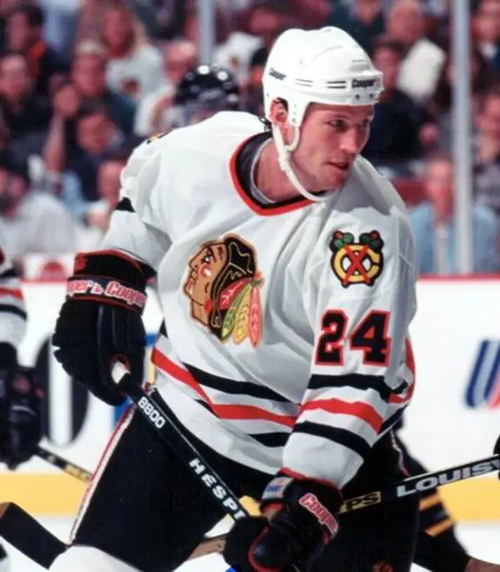 BOB PROBERT Chicago Blackhawks 1996 CCM Throwback Home NHL Hockey Jersey 