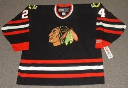 BOB PROBERT Chicago Blackhawks 1998 CCM Throwback Alternate NHL Hockey Jersey
