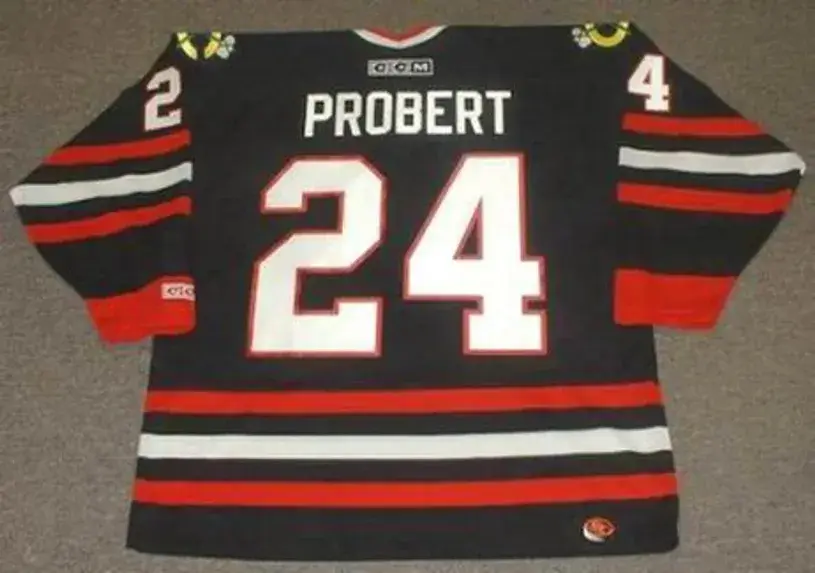 BOB PROBERT Chicago Blackhawks 1998 CCM Throwback Alternate NHL Hockey Jersey 