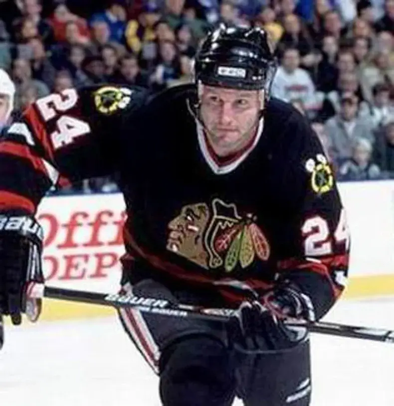 BOB PROBERT Chicago Blackhawks 1998 CCM Throwback Alternate NHL Hockey Jersey 