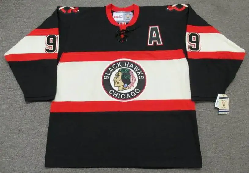BOBBY HULL Chicago Blackhawks 1930’s CCM Vintage NHL Hockey Jersey
