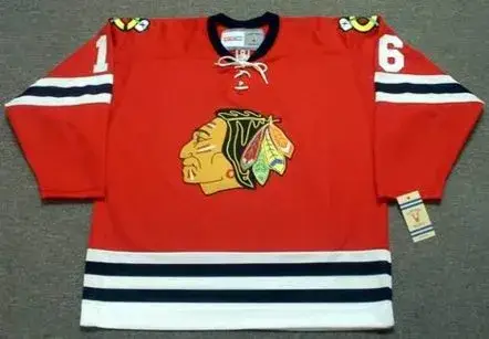 BOBBY HULL Chicago Blackhawks 1962 CCM Vintage Throwback NHL Jersey