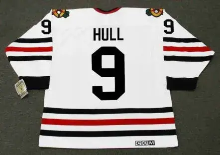 BOBBY HULL Chicago Blackhawks 1967 CCM Vintage Throwback NHL Hockey Jersey 