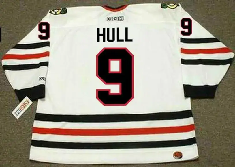 BOBBY HULL Chicago Blackhawks 1971 CCM Throwback Home NHL Hockey Jersey 