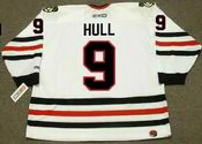 BOBBY HULL Chicago Blackhawks 1971 CCM Throwback Home NHL Hockey Jersey 