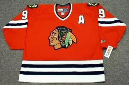 BOBBY HULL Chicago Blackhawks 1971 CCM Throwback NHL Away Hockey Jersey
