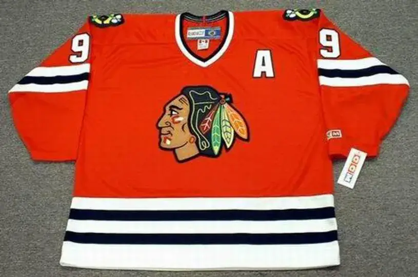 BOBBY HULL Chicago Blackhawks 1971 CCM Throwback NHL Away Hockey Jersey
