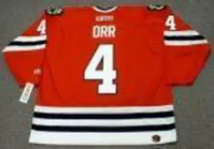 BOBBY ORR Chicago Blackhawks 1976 CCM Throwback Away NHL Hockey Jersey 