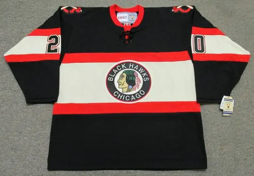 BRANDON SAAD Chicago Blackhawks 1930’s CCM Vintage NHL Hockey Jersey