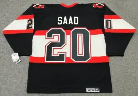 BRANDON SAAD Chicago Blackhawks 1930’s CCM Vintage NHL Hockey Jersey 