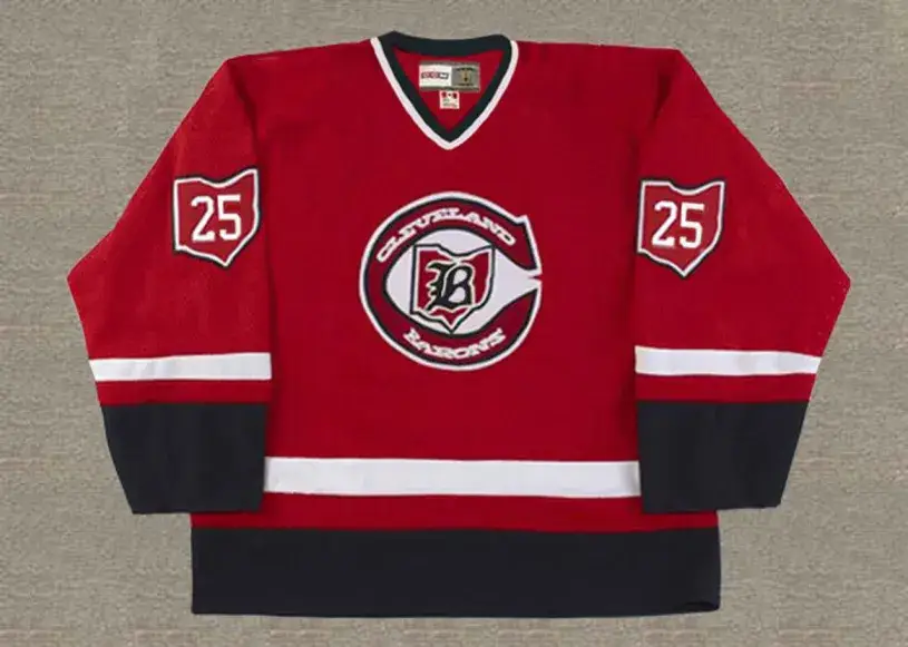 AL MACADAM Cleveland Barons 1976 CCM Throwback NHL Hockey Jersey