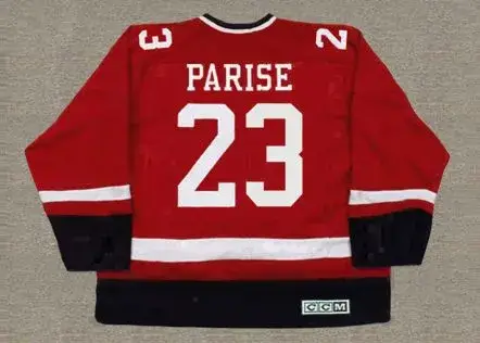 J.P. PARISE Cleveland Barons 1977 CCM Throwback NHL Hockey Jersey 