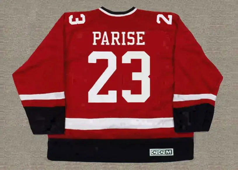 J.P. PARISE Cleveland Barons 1977 CCM Throwback NHL Hockey Jersey 