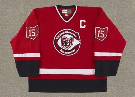 JIM NEILSON Cleveland Barons 1976 CCM Throwback NHL Hockey Jersey