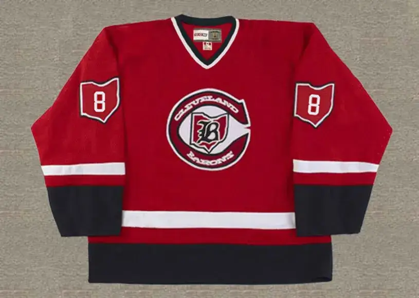 JIM PAPPIN Cleveland Barons 1976 CCM Throwback NHL Hockey Jersey