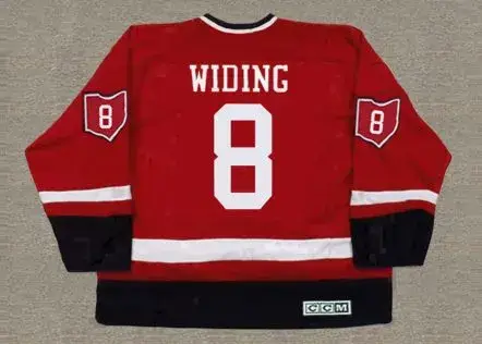 JUHA WIDING Cleveland Barons 1976 CCM Throwback NHL Hockey Jersey 
