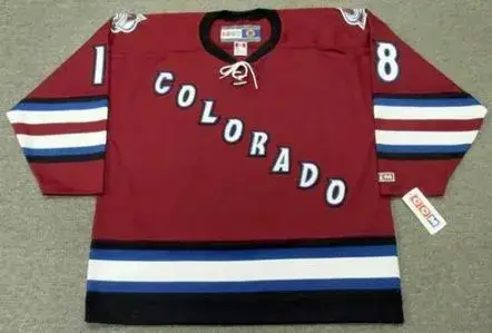 ALEX TANGUAY Colorado Avalanche 2005 Alternate CCM Throwback NHL Hockey Jersey