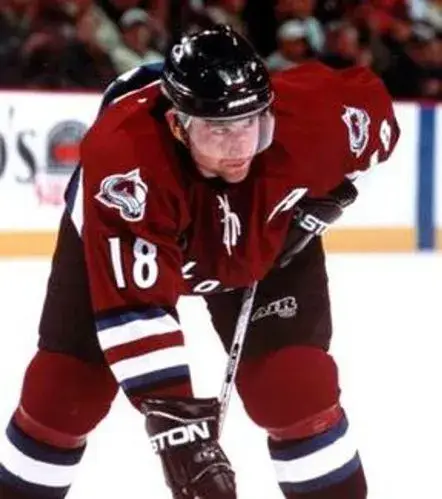 CHRIS DRURY Colorado Avalanche 2002 Alternate CCM Throwback NHL Hockey Jersey 