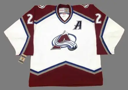 CLAUDE LEMIEUX Colorado Avalanche 1996 Home CCM Vintage NHL Hockey Jersey