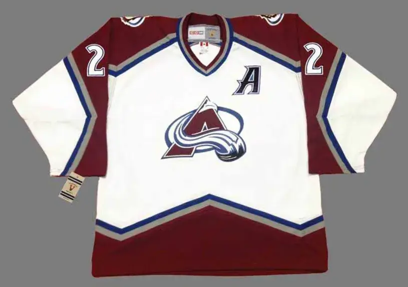 CLAUDE LEMIEUX Colorado Avalanche 1996 Home CCM Vintage NHL Hockey Jersey