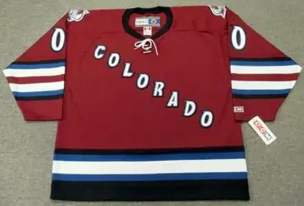 COLORADO AVALANCHE 2002 Alternate CCM Throwback NHL Jersey Customized “Any Name & Number(s)”