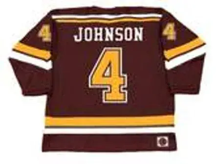 ERIK JOHNSON Minnesota Gophers 2006 NCAA Throwback Hockey Jersey 