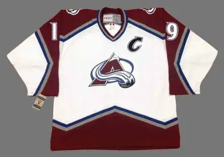 JOE SAKIC Colorado Avalanche 2001 CCM Vintage Throwback NHL Hockey Jersey