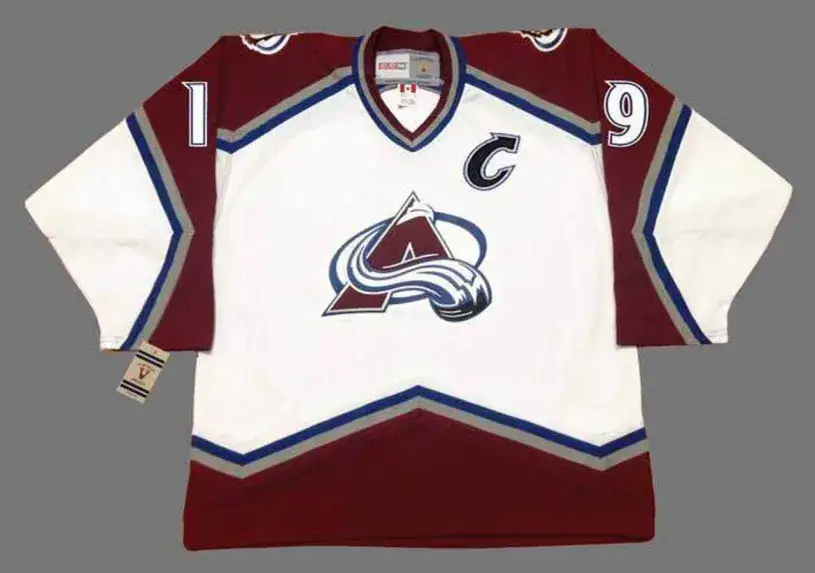 JOE SAKIC Colorado Avalanche 2001 CCM Vintage Throwback NHL Hockey Jersey