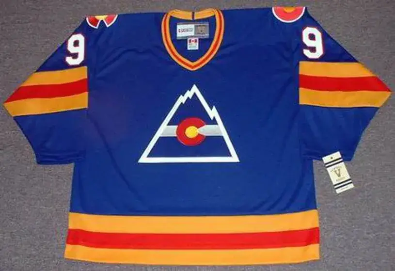WILF PAIEMENT Colorado Rockies 1977 CCM Vintage Throwback NHL Hockey Jersey
