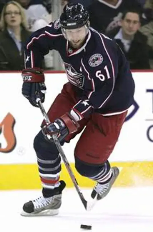 RICK NASH Columbus Blue Jackets 2008 REEBOK Throwback NHL Hockey Jersey 